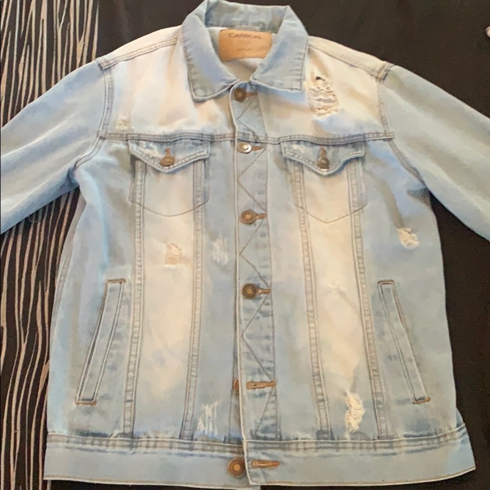 Carbon jean jacket